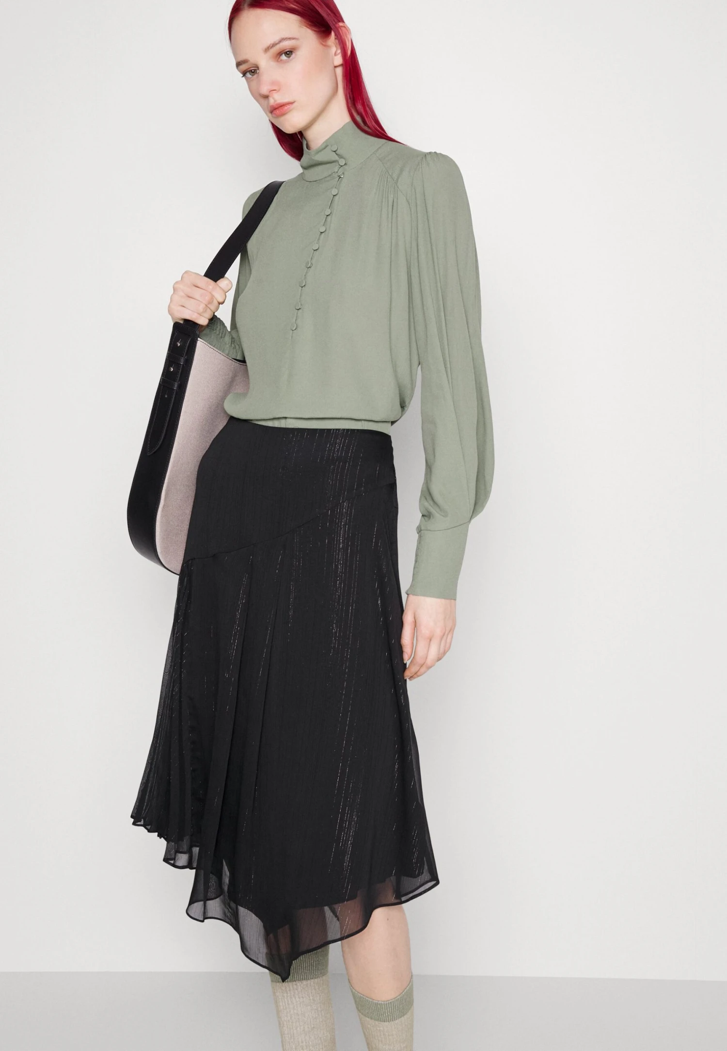 Bruuns Bazaar Senna Craola Skirt - A-Line Skirt - Black 7 Bruuns Bazaar Senna Craola Skirt - A-Line Skirt - Black - Image 5