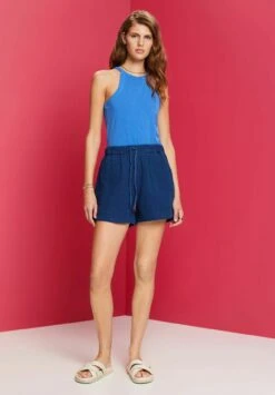 ESPRIT Regular Fit - Shorts - Navy -Pieces Shop 62ddbc78390c4efe93321b798fd90760