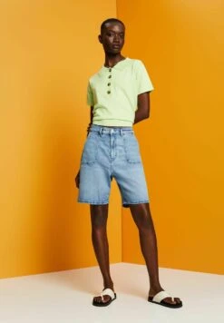 ESPRIT Denim Shorts - Blue Light Washed -Pieces Shop 63f88a3a73d34d1e9f842e2e77cfa1c3