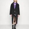 Monki Classic Coat - Black Dark