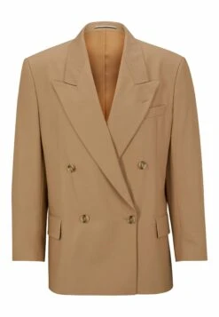 Boss Jarlie - Short Coat - Beige -Pieces Shop 6afe60ea567e454ea69f82de5270b26d