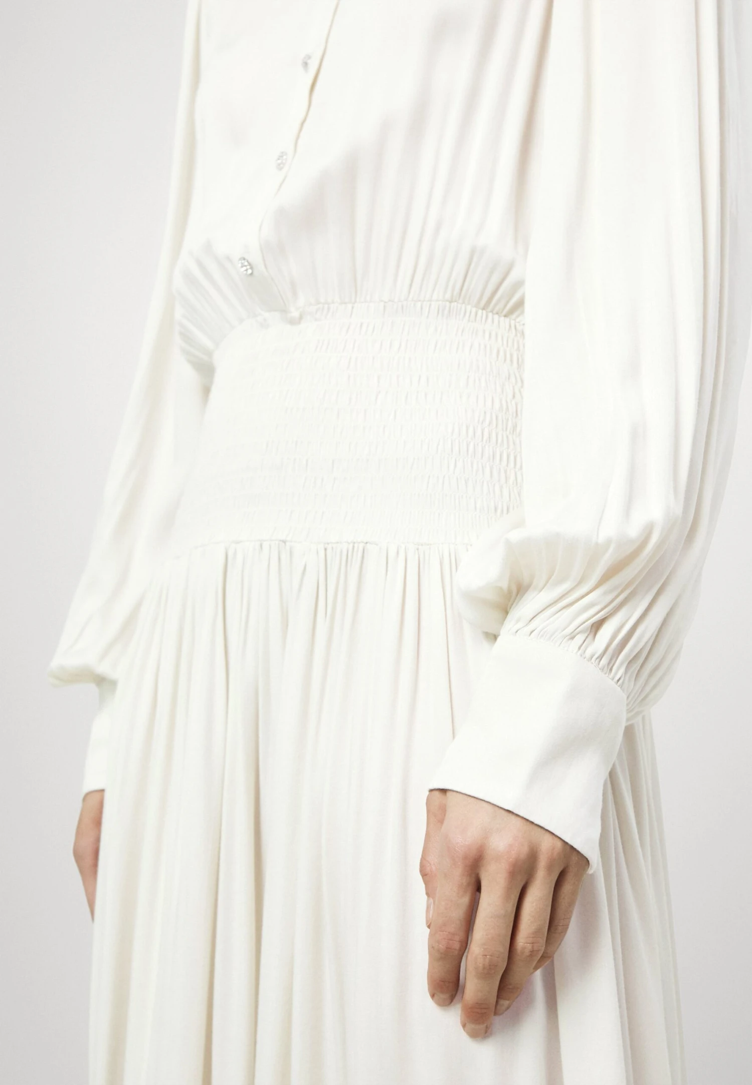 Bruuns Bazaar Bauma Leanne Dress - Shirt Dress - White 9 Bruuns Bazaar Bauma Leanne Dress - Shirt Dress - White - Image 7