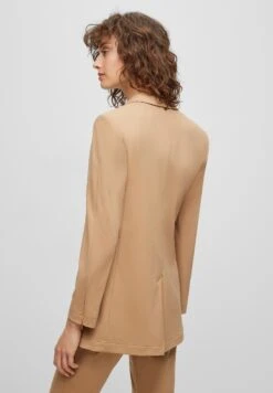 Boss Jexotta - Short Coat - Medium Beige -Pieces Shop 6d660397ffb3410b997047523e9f3d56