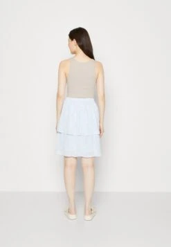 MOSS COPENHAGEN Paulie Rikkelie Skirt - A-Line Skirt - Blue -Pieces Shop 70ca51053c024a1c8a80aed6c512c1d1