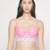 Guess Belle Padded - Balconette Bra - Pinky Flower -Pieces Shop 7107090ce9014df4a5bcd89cd427d87e