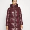 SAVE THE DUCK Ines - Winter Coat - Burgundy Black