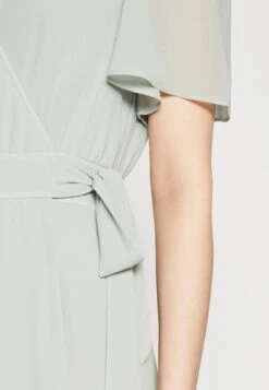 Vila Vifabia Midi Wrap Dress - Cocktail Dress / Party Dress - Green Milieu -Pieces Shop 775a140cac5e4edeb8f9951472704ccf