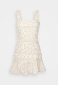 Alice + Olivia Kaidra Mini Dress - Day Dress - Natural/White -Pieces Shop 77d61081314b446a9f5a0f96dd93b277