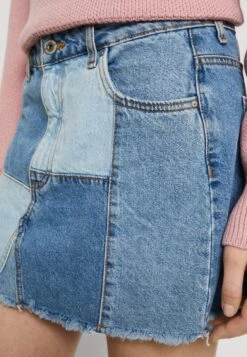 COTTON ON Patchwork Low Rise Mini Skirt - Denim Skirt - Blue -Pieces Shop 791336ed7b4e44a7a071828de0a29faf