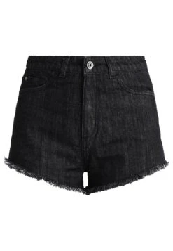 URBAN CLASSICS Ladies Hotpants - Denim Shorts - Black Washed -Pieces Shop 79e1ba4b3be84bca9e332766f98a1111