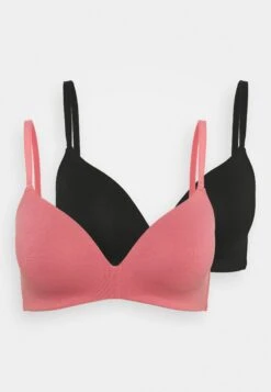 Anna Field 2 Pack - T-Shirt Bra - Pink/Black -Pieces Shop 7a2af82639464a0e8297bfc106261b0e