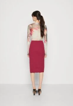 Wal G Valentines Heart Midi Skirt - Pencil Skirt -Pieces Shop 7e3123c7a9914eebbdecb3413afd9347