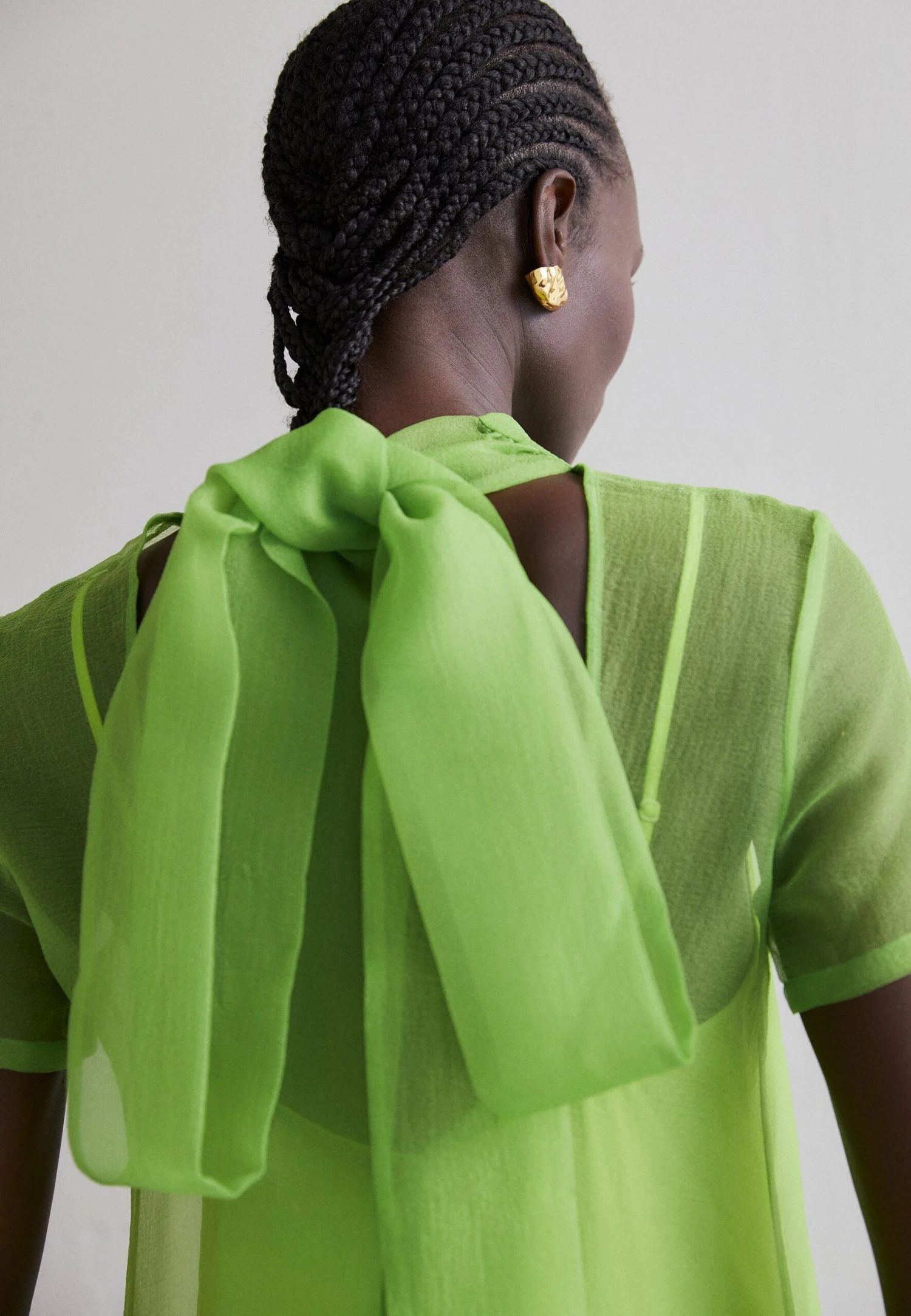 Staud Calluna Dress - Occasion Wear - Kiwi 5 Staud Calluna Dress - Occasion Wear - Kiwi - Image 3