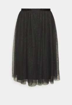 Needle & Thread Exclusive Kisses Tulle Midi Skirt - A-Line Skirt - Graphite -Pieces Shop 8467cd2f0f6b48deb19d66e581023f56