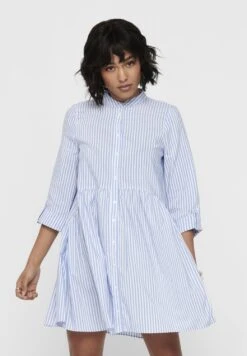 ONLY Onlditte Life3/4- Shirt Dress - Cloud Dancer/Blue
