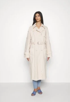Long Jacket - Trenchcoat - Beige 14 Long Jacket - Trenchcoat - Beige -Pieces Shop 8b9f6f53205f44709336486da60831d9