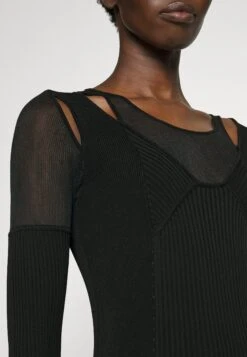 Patrizia Pepe Abito - Jumper Dress - Black -Pieces Shop 8ba2a0a851b0472bbf569c5128ae32d4