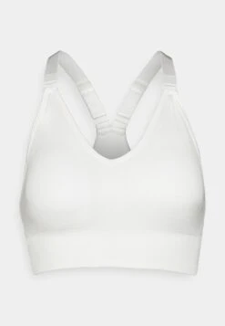 Light Support Sports Bra - White -Pieces Shop 8d9f8938a49144c28c614930c1952392