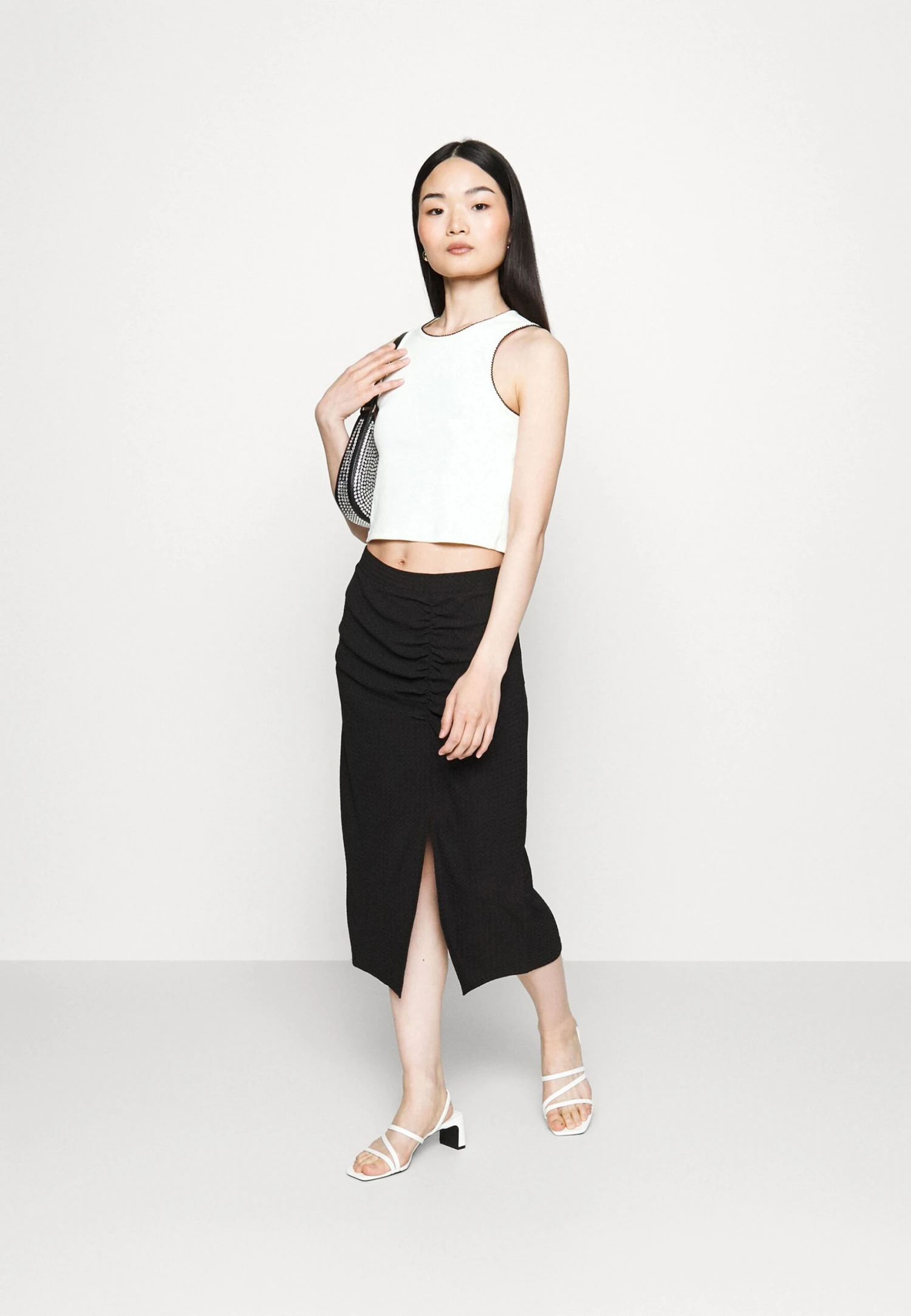 Vero Moda Petite Vmjona Calf Skirt - Pencil Skirt - Black 4 Vero Moda Petite Vmjona Calf Skirt - Pencil Skirt - Black - Image 2