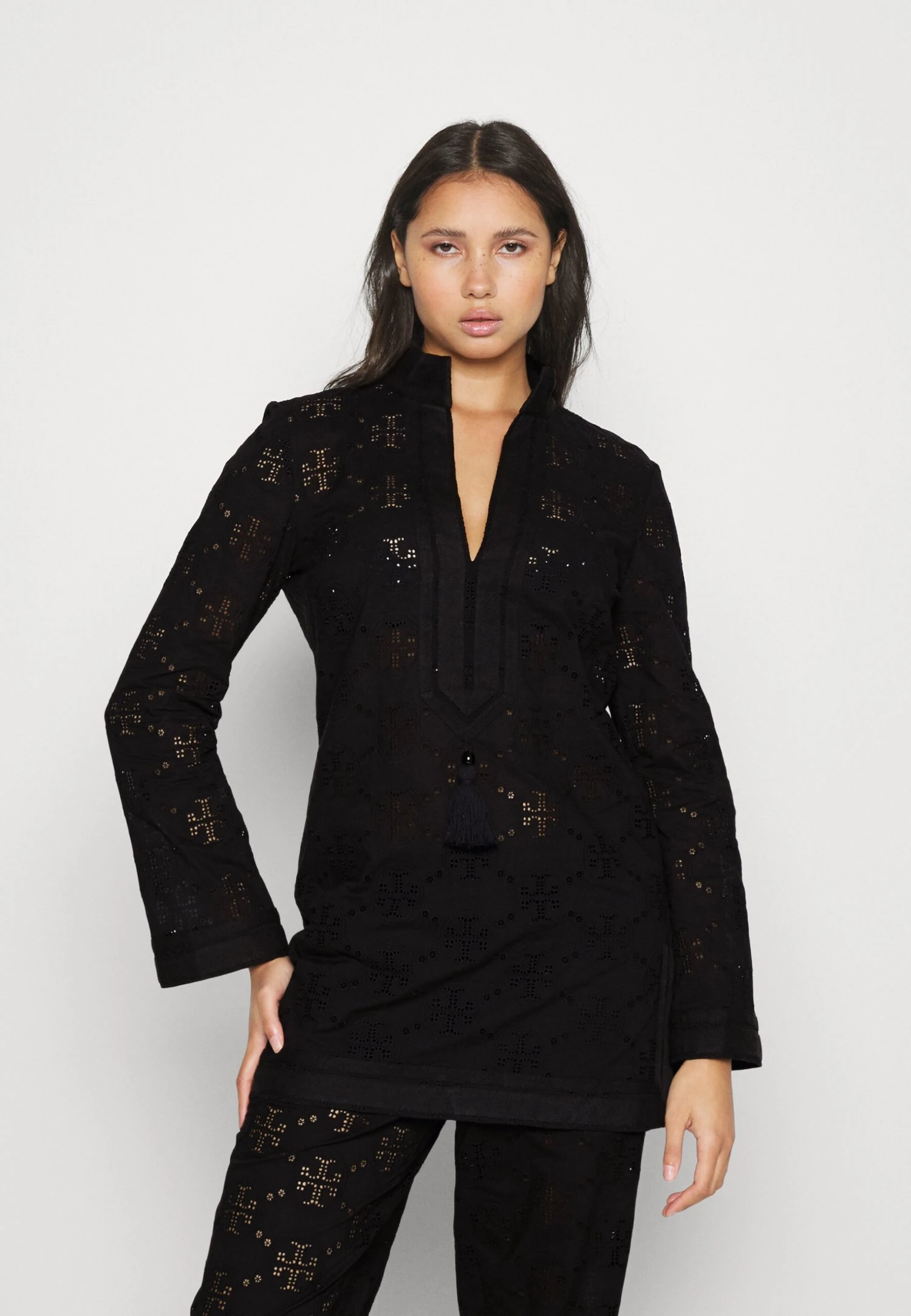 Tory Burch Tory Tunic - Beach Accessory - Black 3 Tory Burch Tory Tunic - Beach Accessory - Black