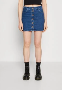 ONLY Onldaisy Mini Skirt Pimbox - Pencil Skirt - Medium Blue Denim