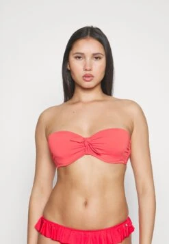 Tamaris Ascha Bandeau With Bowl - Bikini Top - Deep Sea Coral -Pieces Shop 92c2f955ed54421ebb5cc4fc8d25d5ae