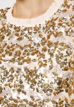 Needle & Thread Alicia Scallop Gown - Occasion Wear - Petal Pink/Gold-Coloured -Pieces Shop 9503cecbd86b466a97db112b79b9f442