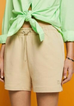 ESPRIT Shorts - Khaki Beige -Pieces Shop 9807fe68097448ce8ab1426f771c86ff