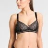 Cache Coeur Iris Wire-Free Breastfeeding - Balconette Bra - Black -Pieces Shop 99936cc5b32648f4a01799d89f9966d7