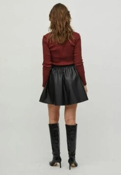 Vila Beschichteter - A-Line Skirt - Black -Pieces Shop 9a40d870737a48359ef0db0f8e0595aa