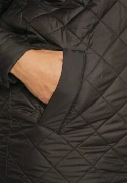 ONLY CARMAKOMA Carnewtanzia Long Quilted Shacket - Classic Coat - Black -Pieces Shop a7f31cc0f58d407889c77177cb8a1471