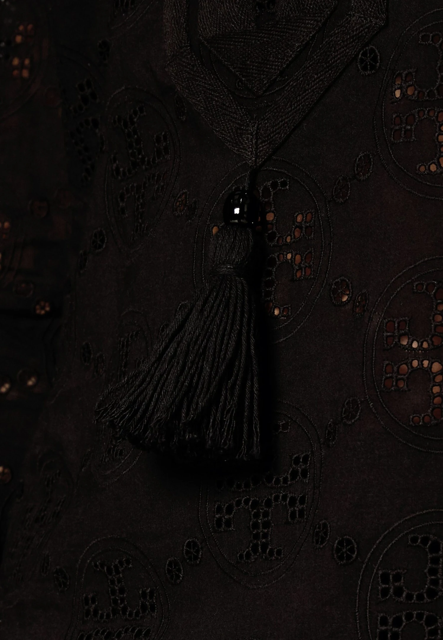 Tory Burch Tory Tunic - Beach Accessory - Black 9 Tory Burch Tory Tunic - Beach Accessory - Black - Image 7