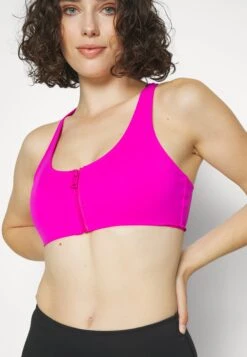 GOOD AMERICAN Compression Zip Up Bra - Bustier - Pink -Pieces Shop a93d68ca9c9e41dcbe67d398f0fa430a