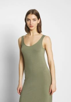 Pieces Pckalli- Jersey Dress - Deep Lichen Green -Pieces Shop adb592f130cb463c9f462f541a1f320e