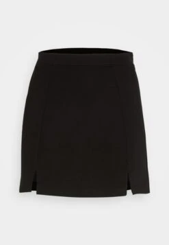 TOM TAILOR Denim Mini Skirt With Slits - Mini Skirt - Deep Black -Pieces Shop afb9bc5e9fef49389eb6f834c0098186