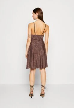 Wal G Exclusive Nye Glitter Mambo Skater - Jersey Dress - Bronze -Pieces Shop b116c2c07025412f8b1db62d5a1edf67