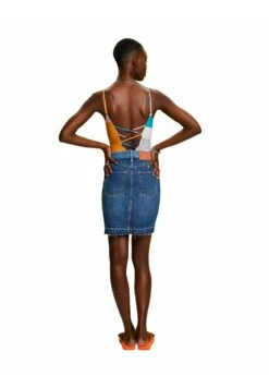 ESPRIT Denim Skirt - Blue Dark Washed 13 ESPRIT Denim Skirt - Blue Dark Washed -Pieces Shop b2ebbc1ac9784d8aadca327e00a15c53