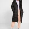 ONLY Onlcammie Long Quilted Coat - Winter Coat - Black