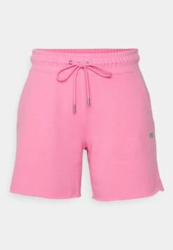 DKNY Metallic Logo - Sports Shorts - Bubblegum/Silver -Pieces Shop bc77a845abcb4e6c9fcd2cee0c2f7908