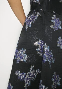 ML Monique Lhuillier Sleeveless Organza Midi Dress - Cocktail Dress / Party Dress - Black -Pieces Shop bef92ac4f9884187aa3e7de3dff252e7