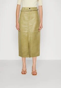 Ben Croco - Pencil Skirt - Khaki