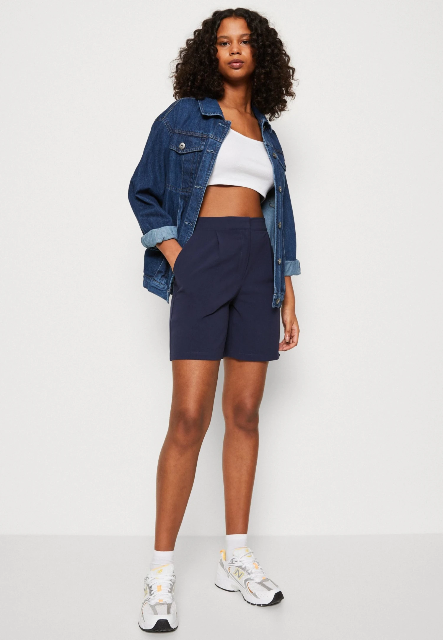 Yashelen - Shorts - Navy 6 Yashelen - Shorts - Navy - Image 4