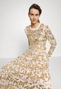 Needle & Thread Alicia Scallop Gown - Occasion Wear - Petal Pink/Gold-Coloured -Pieces Shop c6c0035c830a47adb43b049d26bb1f2c