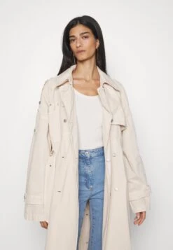 Long Jacket - Trenchcoat - Beige 16 Long Jacket - Trenchcoat - Beige -Pieces Shop c844d45f62364c8faca96ad35bf04e47