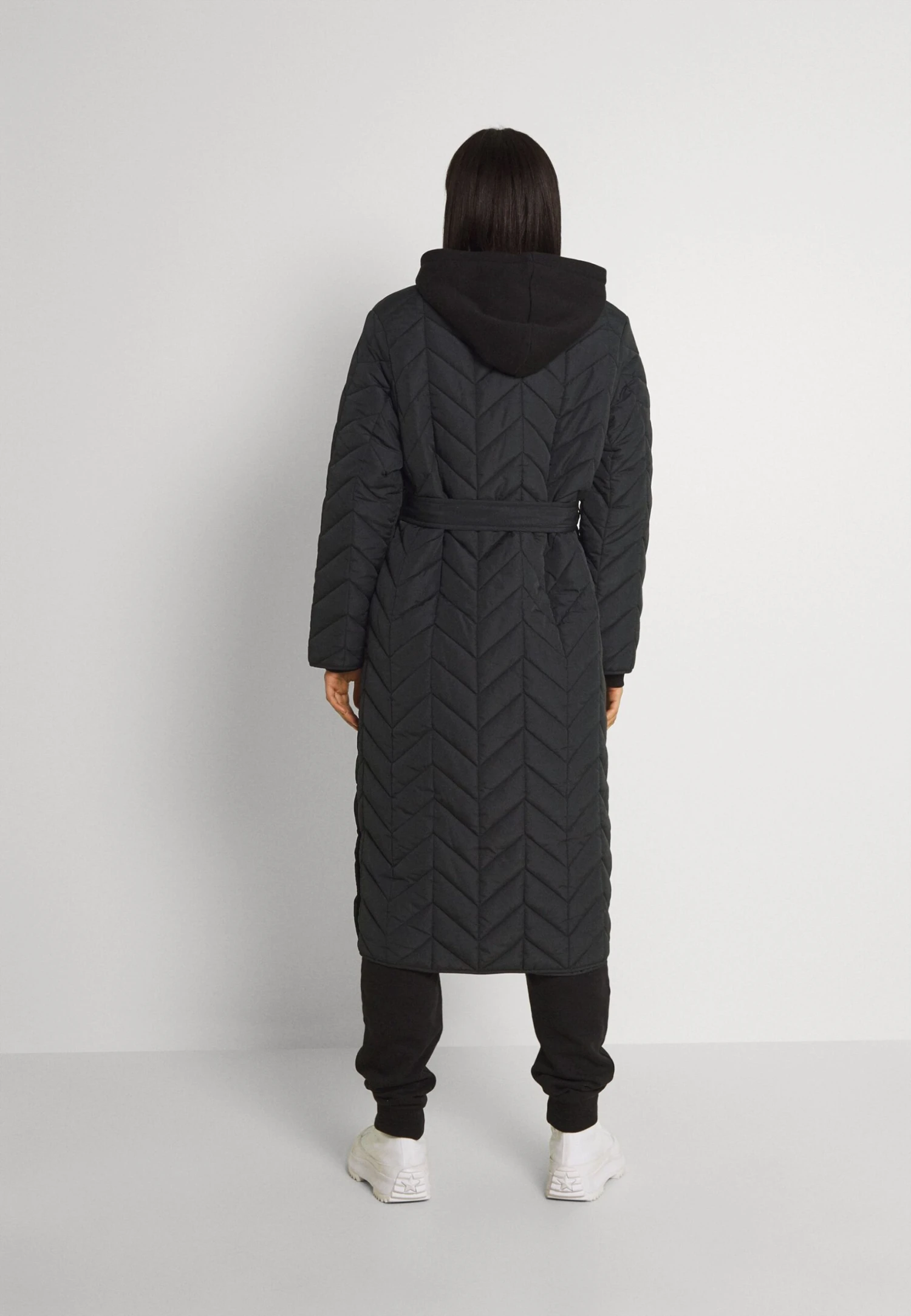 Pieces Pcfawn Long Quilted- Winter Coat - Black 5 Pieces Pcfawn Long Quilted- Winter Coat - Black - Image 3