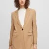 Boss Jexotta - Short Coat - Medium Beige -Pieces Shop ca1f35e7603449b2b335228059c96766