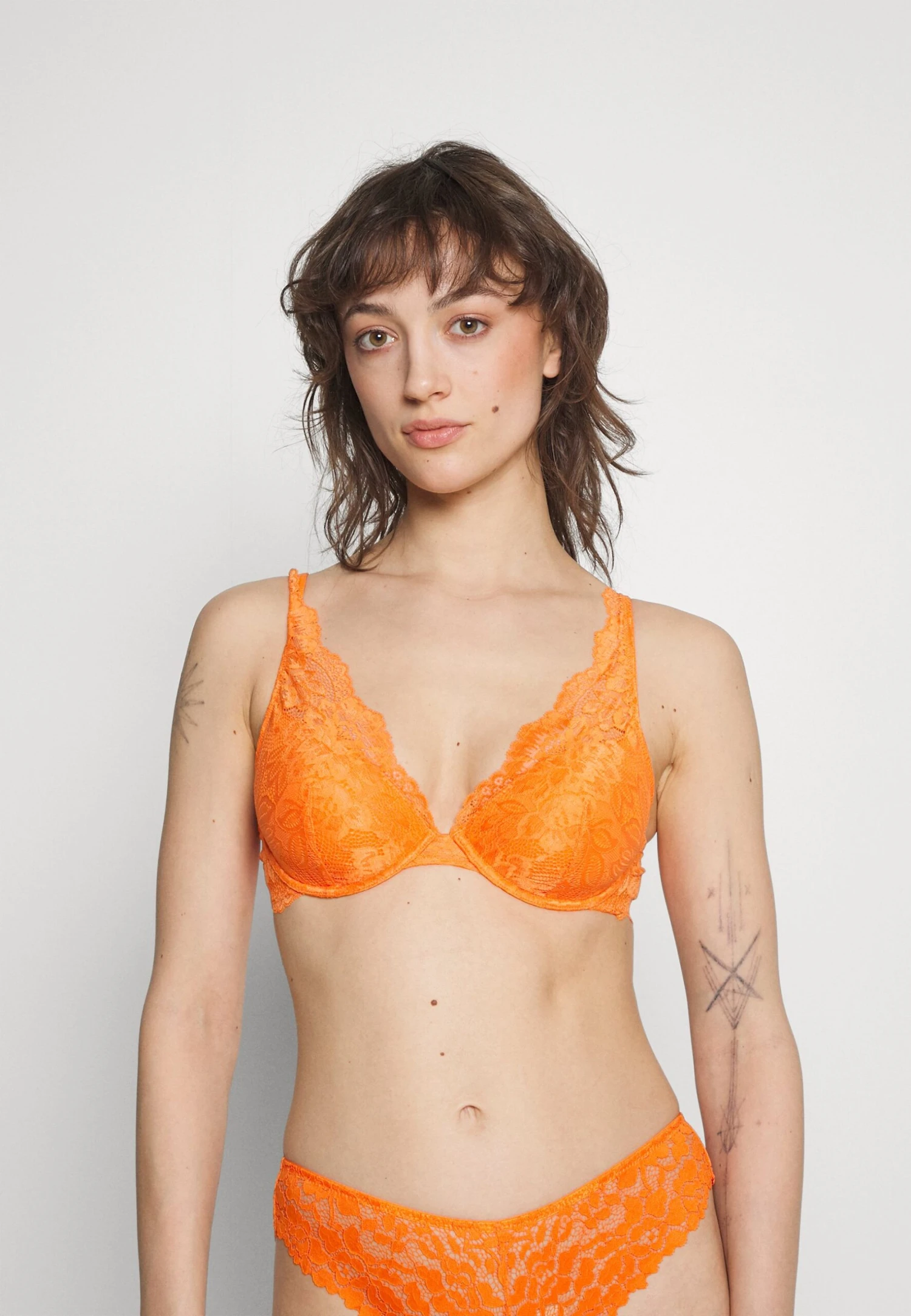 Anna Field 2 Pack - Underwired Bra - Orange/ Black 6 Anna Field 2 Pack - Underwired Bra - Orange/ Black - Image 4