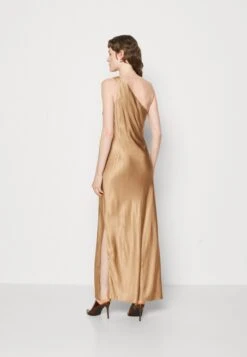 Selected Femme Slfmaya One Shoulder Dress- Occasion Wear - Tigers Eye -Pieces Shop cff86a2759004c3fa7b4abc93ff7098a
