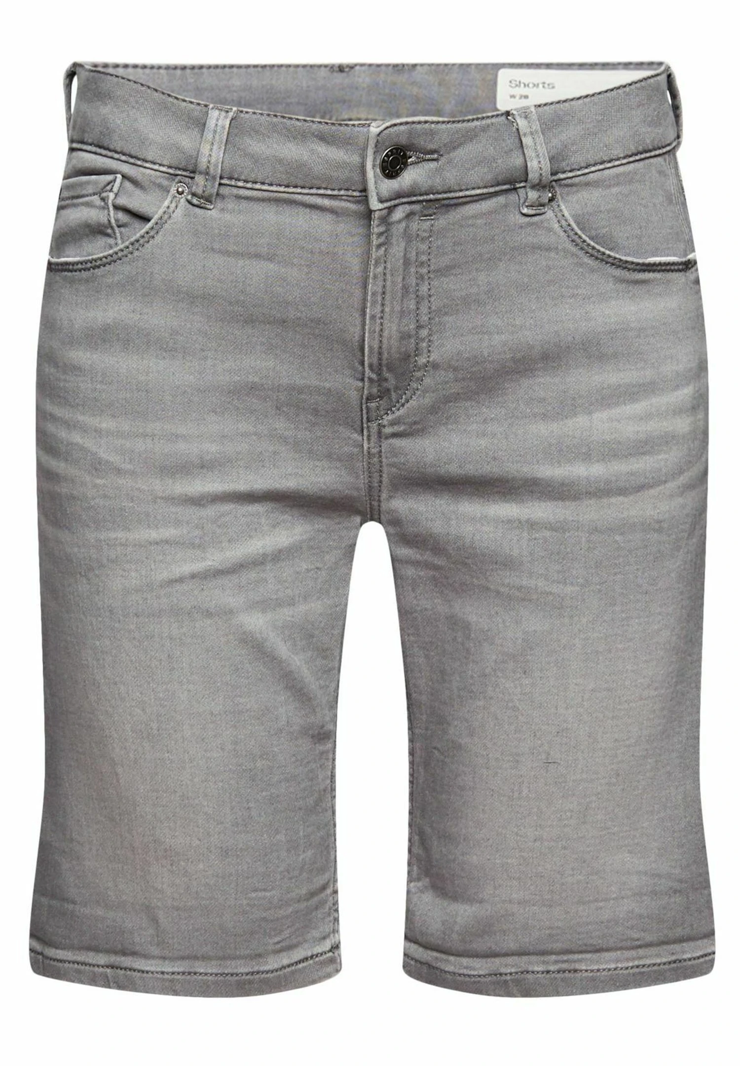 ESPRIT Denim Shorts - Grey Medium Wash 9 ESPRIT Denim Shorts - Grey Medium Wash - Image 7