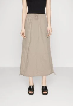 WEEKDAY Edge Cargo Skirt - Maxi Skirt - Beige